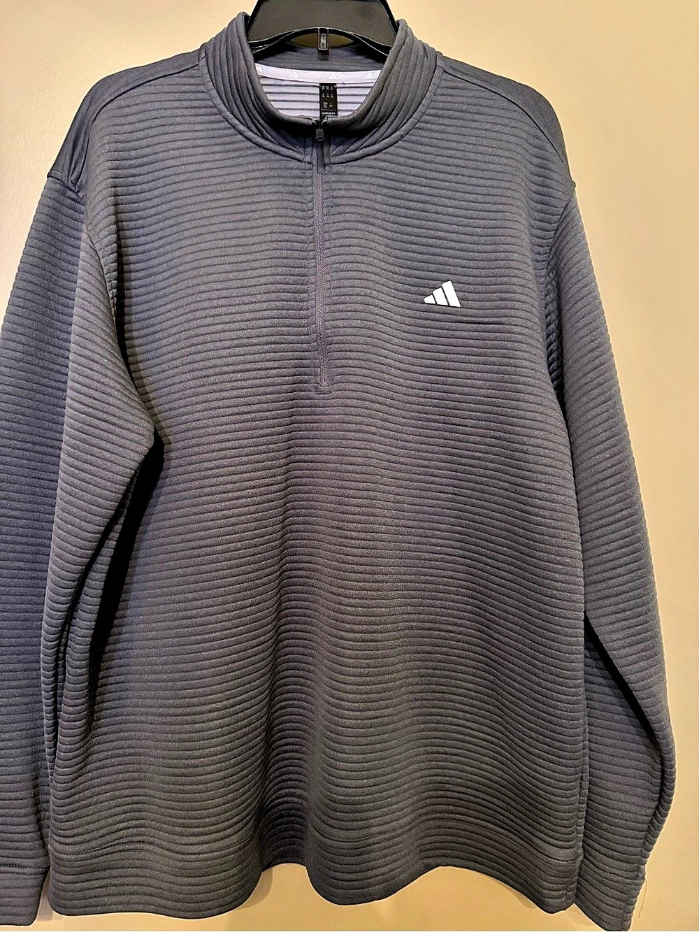adidas Club Quarter-Zip Sweatshirt Men's Gray 2XL